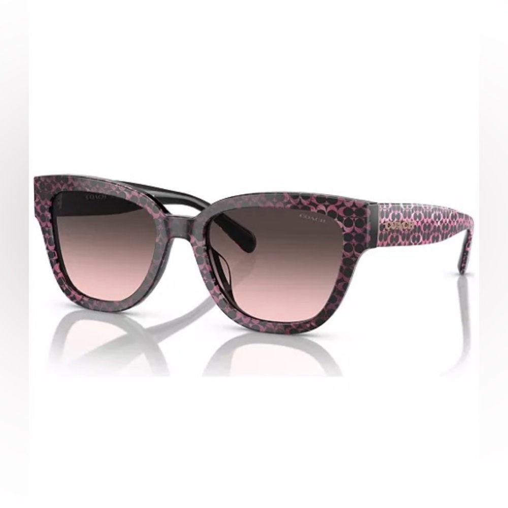 NWT Coach retail item Signature Round Sunglasses pink CL920